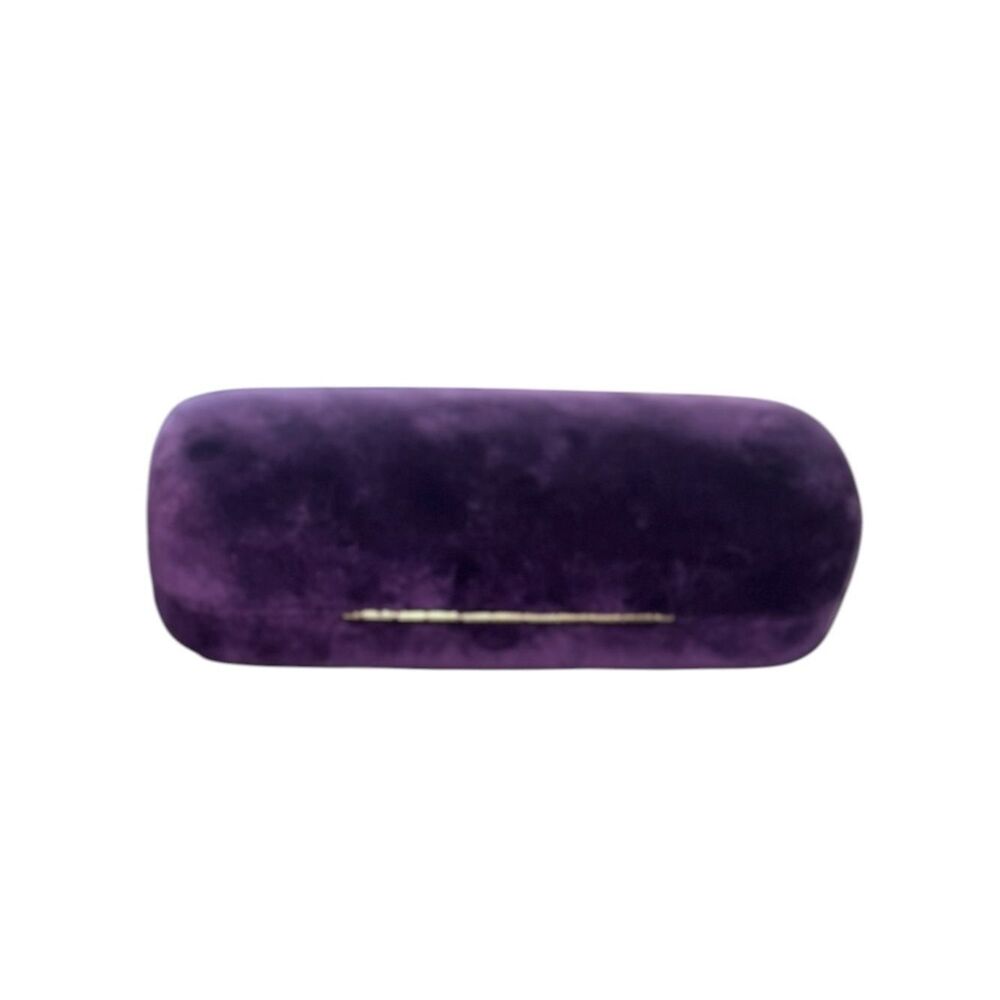 Authentic Large Gucci Eyeglasses Sunglasses Case Purple Velvet - Picture 4 of 5